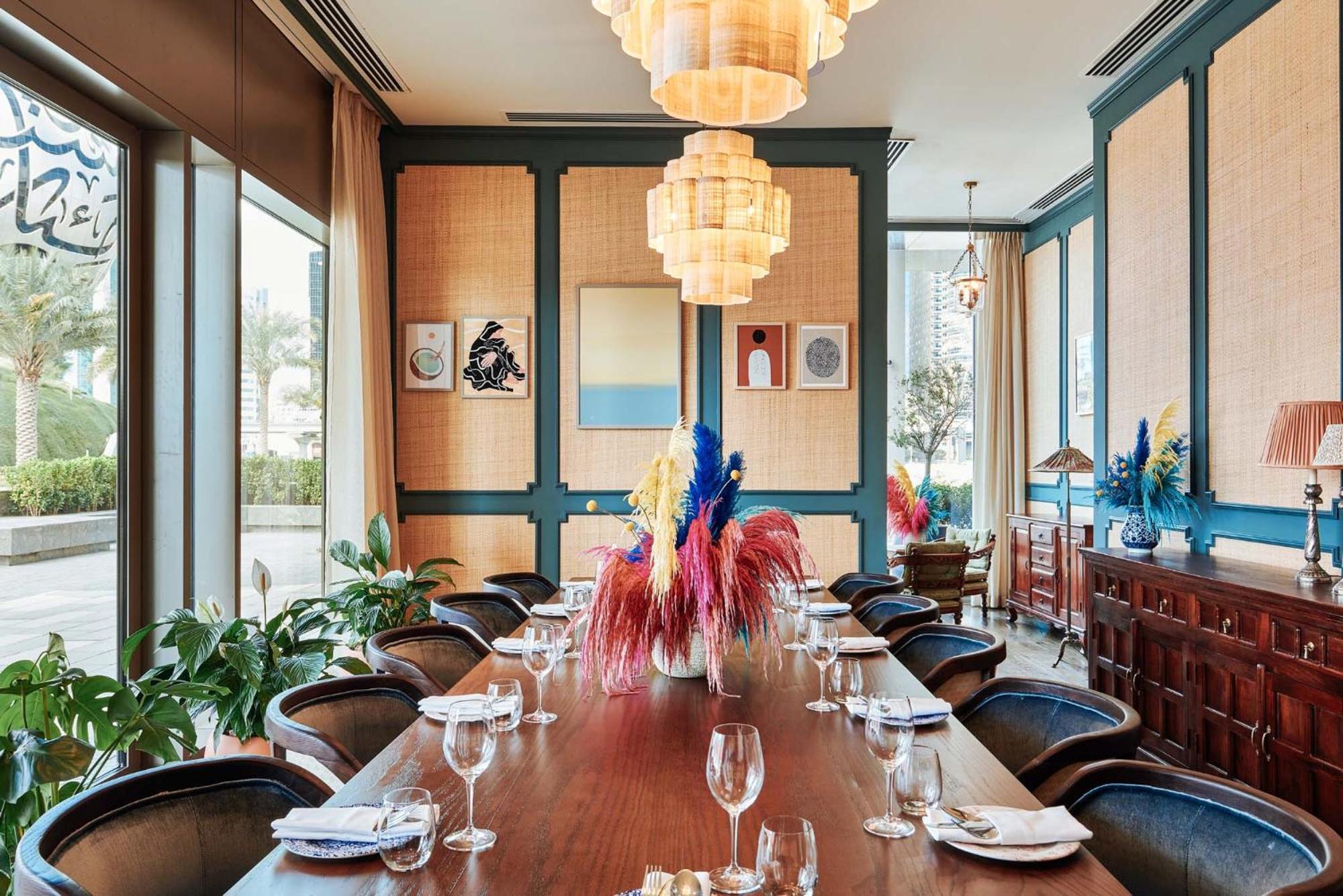 25Hours Hotel Dubai One Central ภายนอก รูปภาพ The dining room at the restaurant