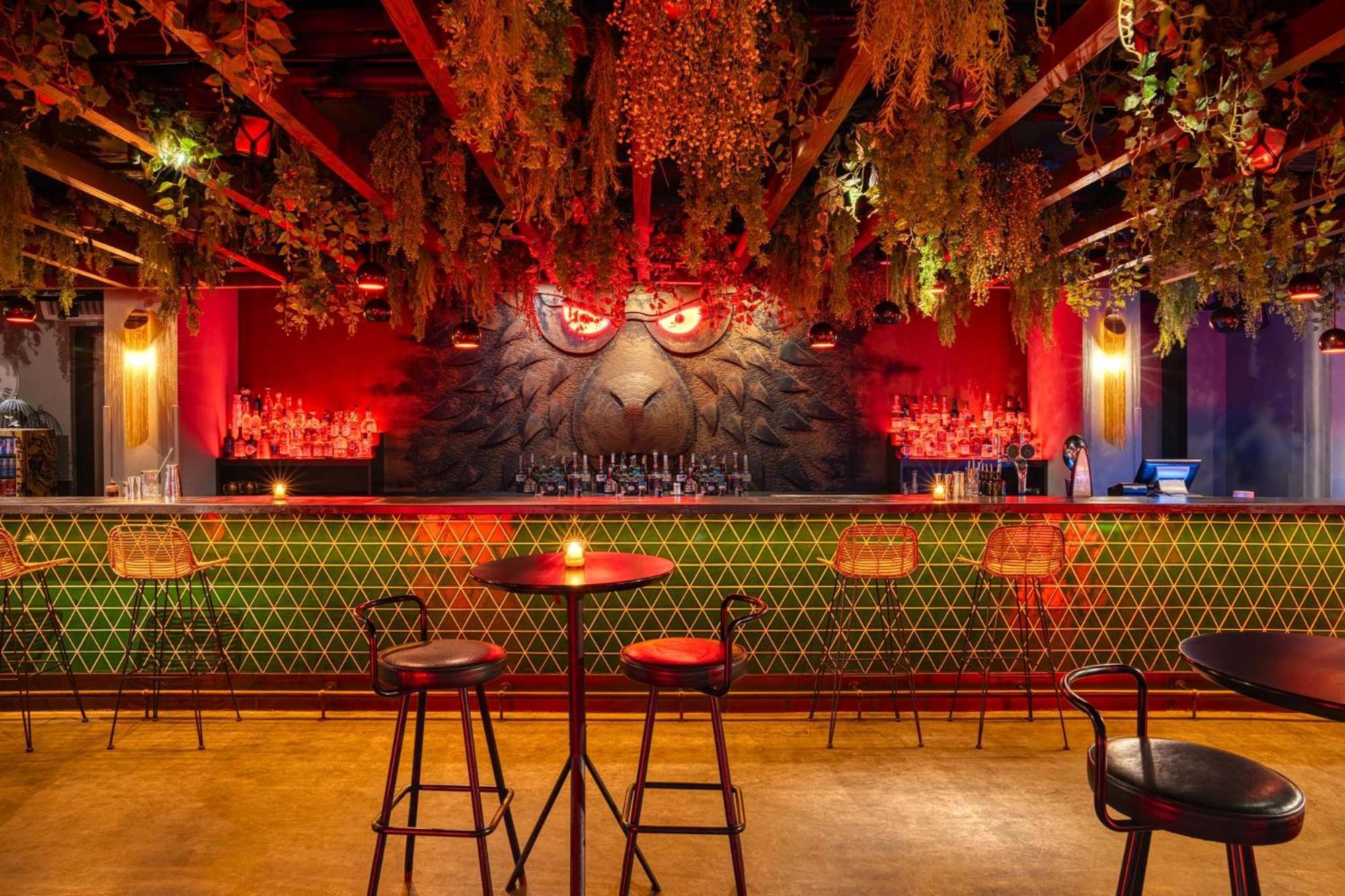 25Hours Hotel Dubai One Central ภายนอก รูปภาพ The bar at the 2018 edition of the festival