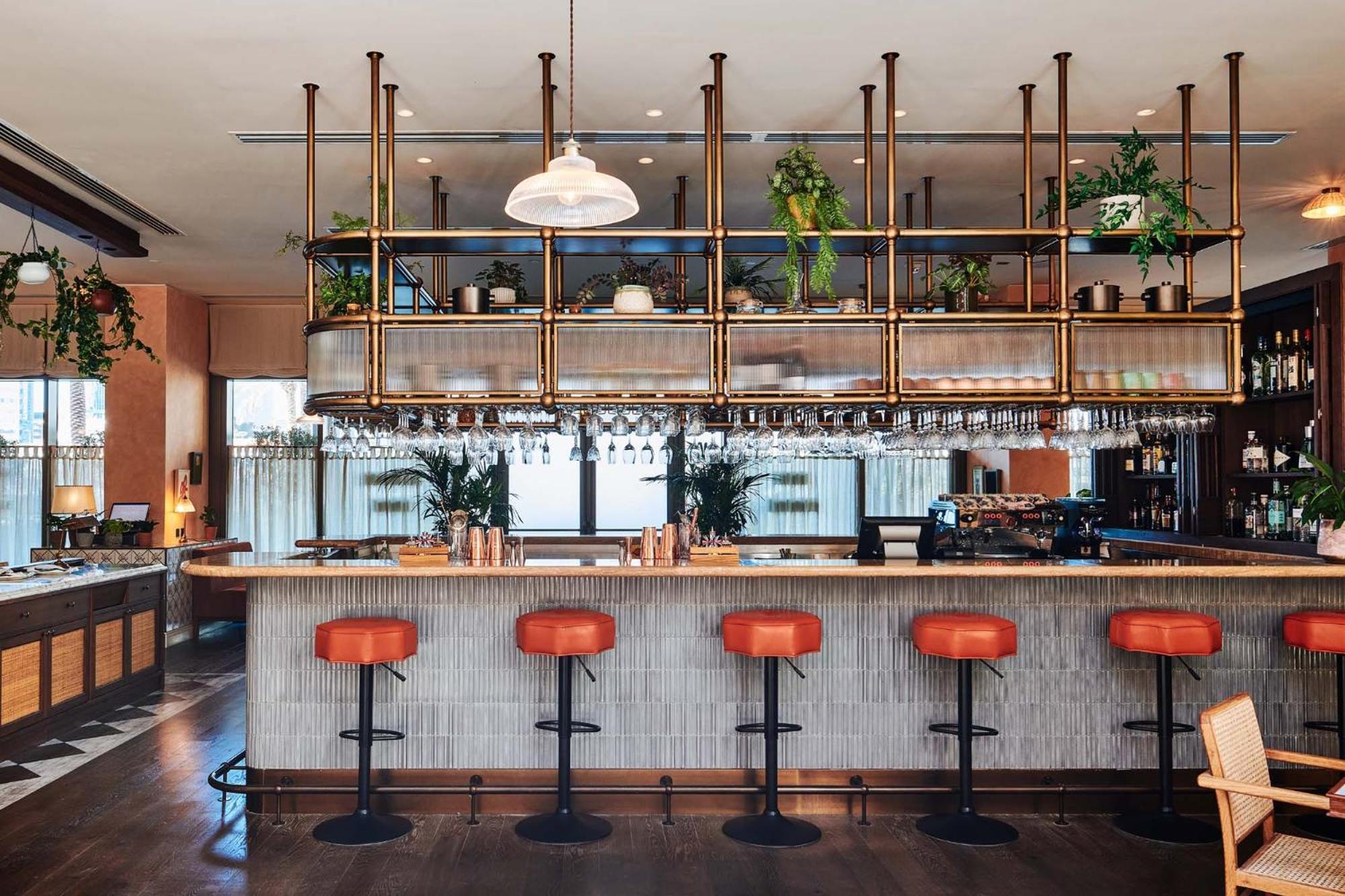 25Hours Hotel Dubai One Central ภายนอก รูปภาพ The bar at the restaurant