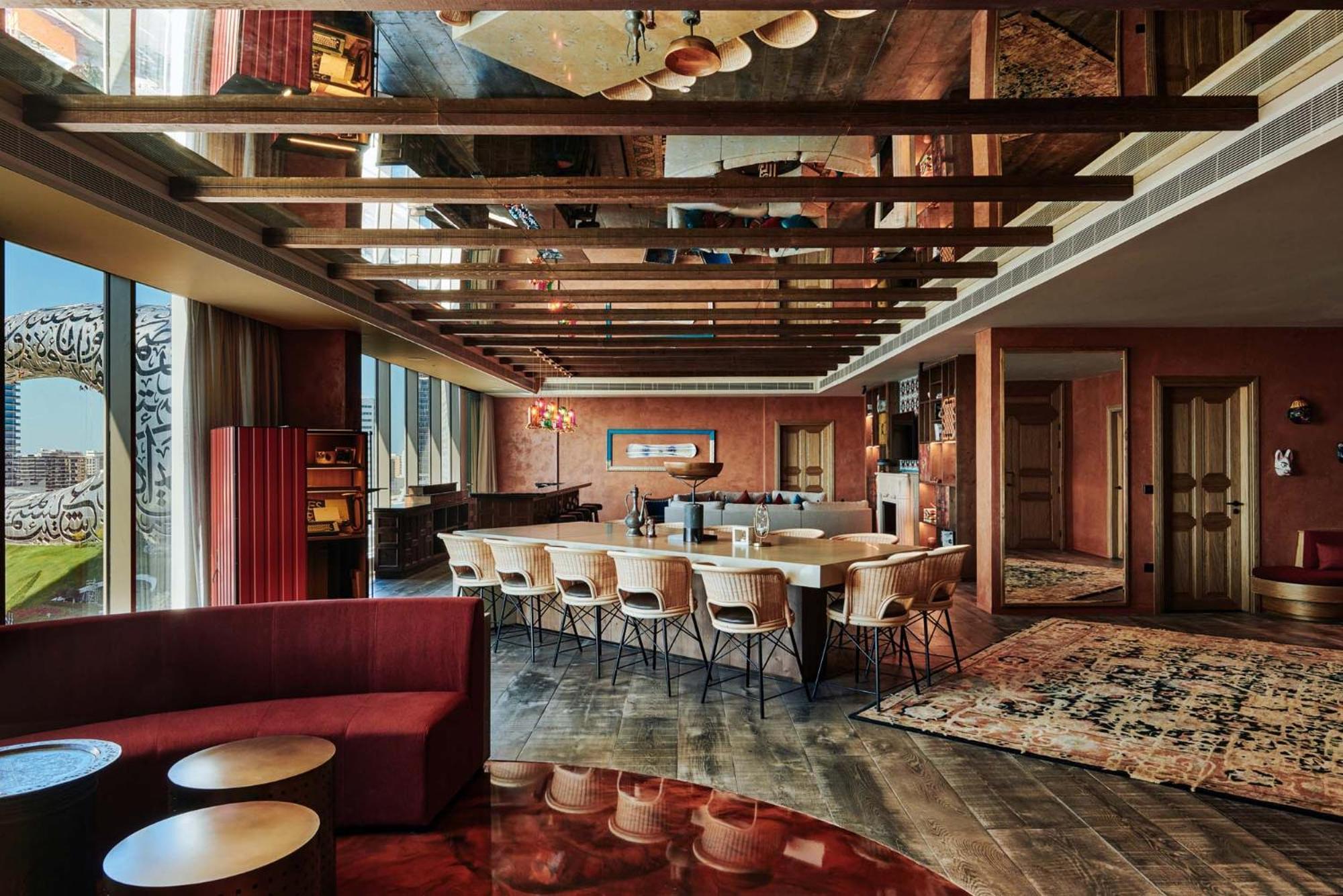 25Hours Hotel Dubai One Central ภายนอก รูปภาพ The 10th floor of the hotel